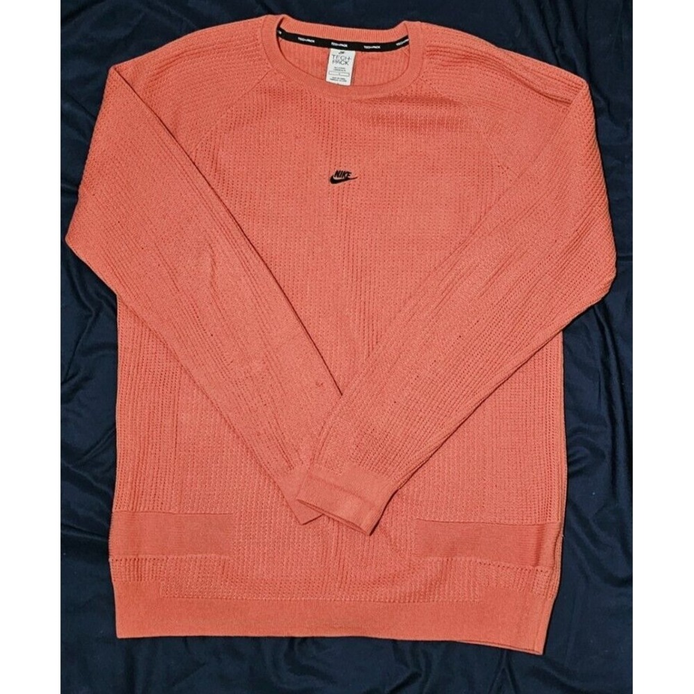 Nike Sportswear Tech Pack Long Sleeve Top Madder Root‎ DN3617-827 Men Size Large